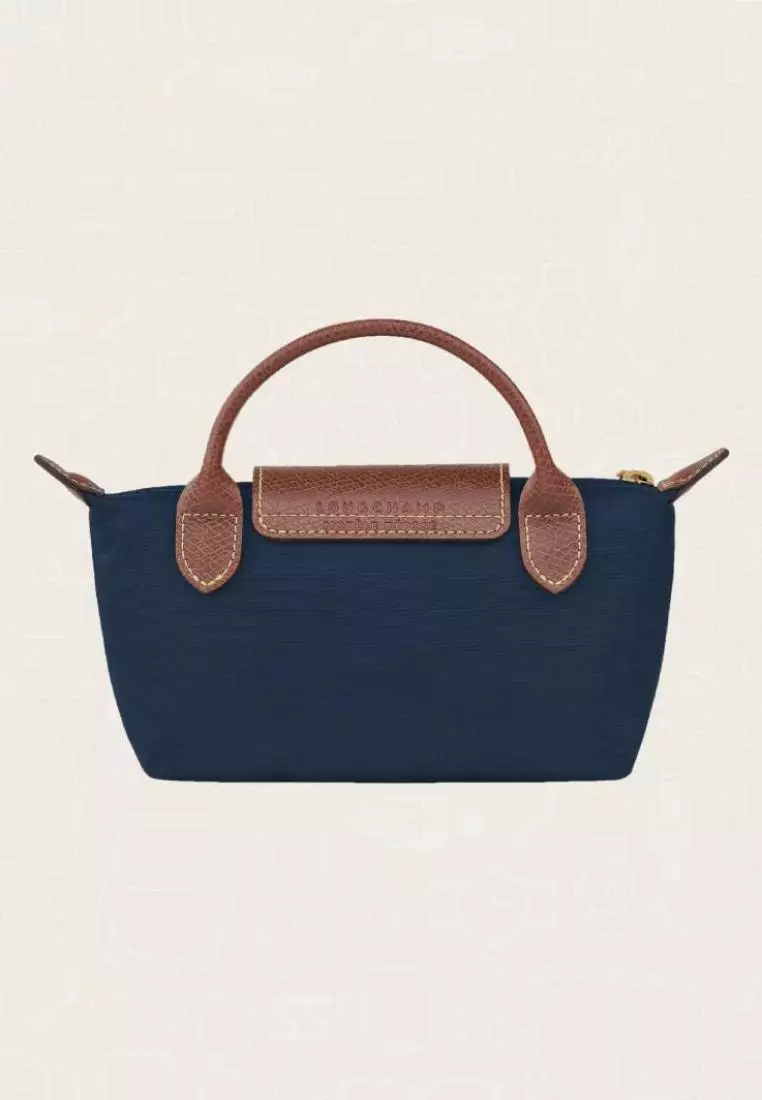 Longchamp Le Pliage Original Pouch With Handle Navy
