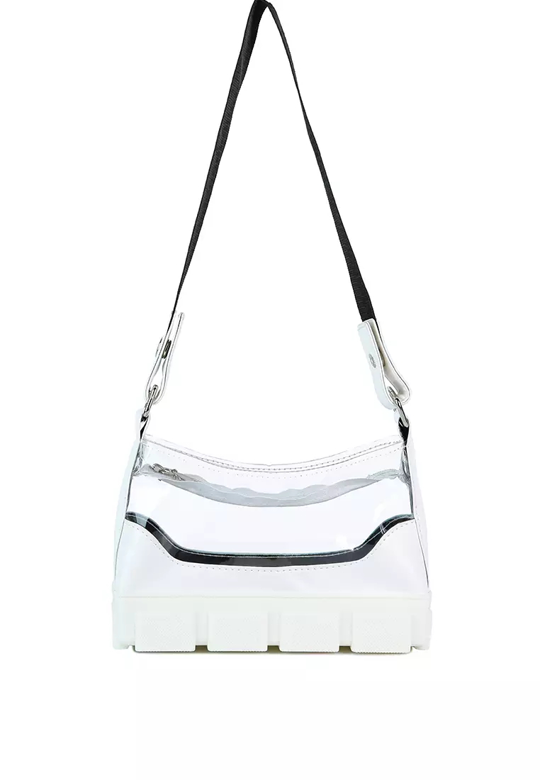 Plastic handbags online discount