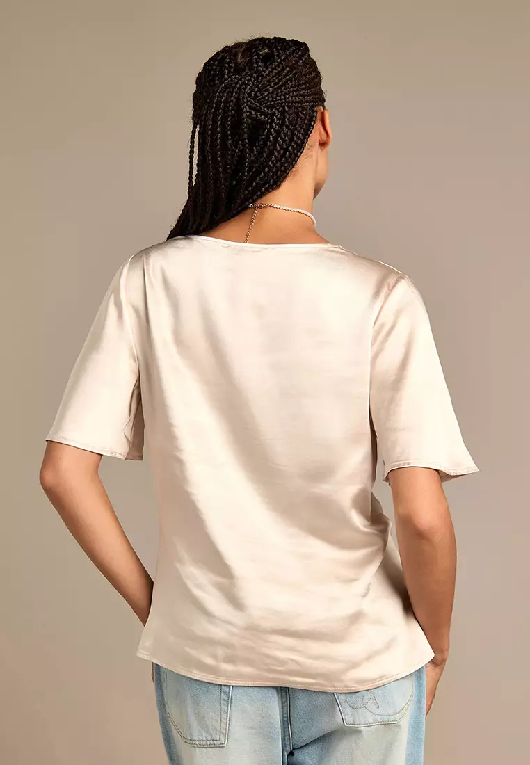 Cheryl Satin Top