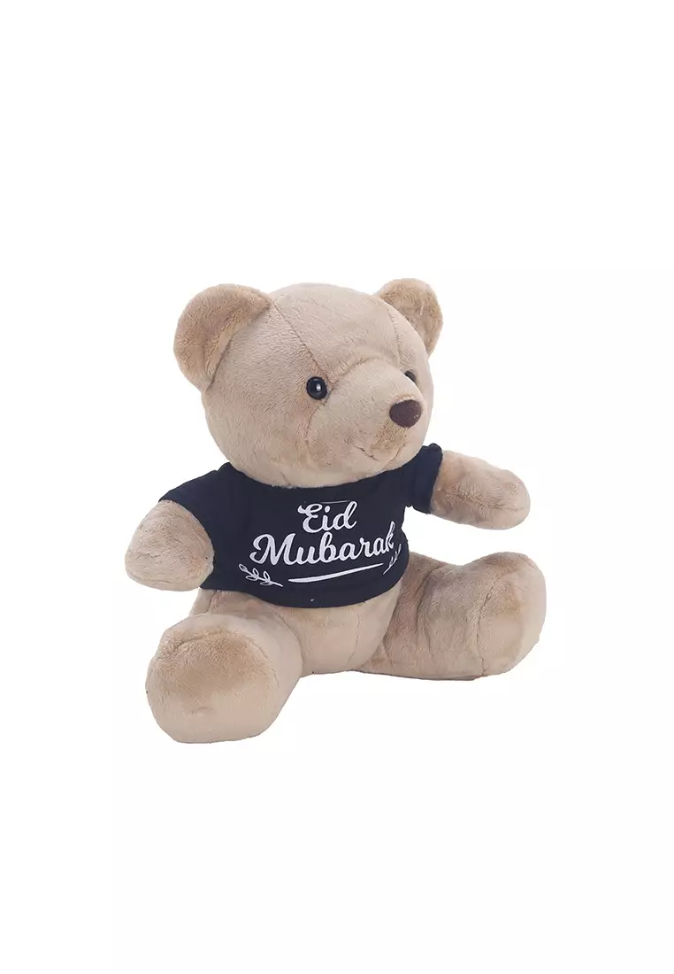 Boneka Animal Plush Bear Ramadhan Style D Hitam 20cm