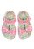 Birkenstock pink Rio Kids Birko-Flor Patent Sandals 413A4KS264169DGS_4