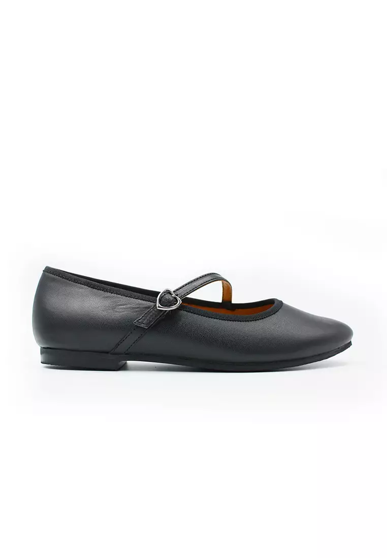 Discount on Bibo  shoes - SKU: Sofie Leather Ballet Flats