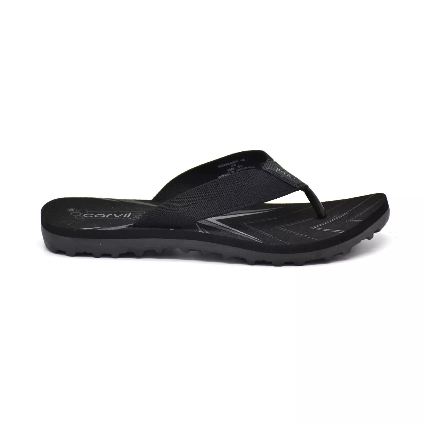Carvil Sandal Pria Renzano-M Black