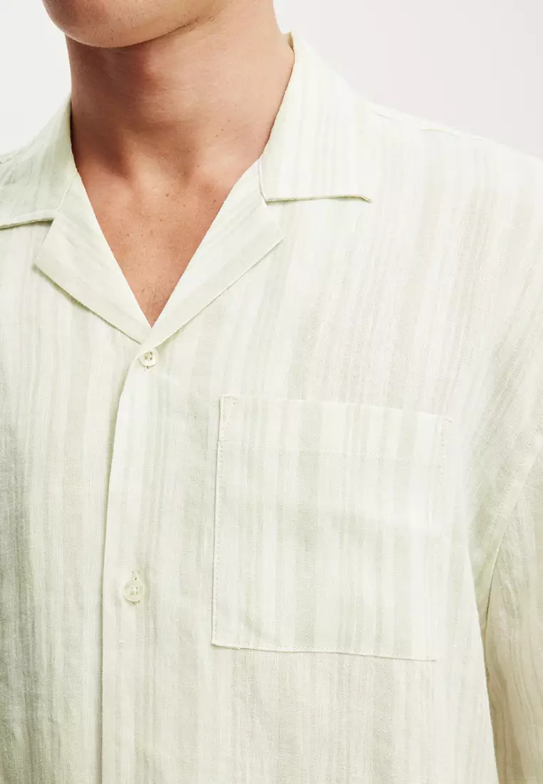 Linen Box Fit Shirt