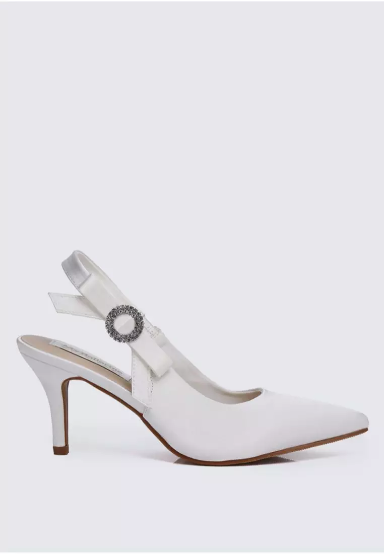 Discount on My Ballerine  shoes - SKU: Avianna Comfy Heels In Ivory