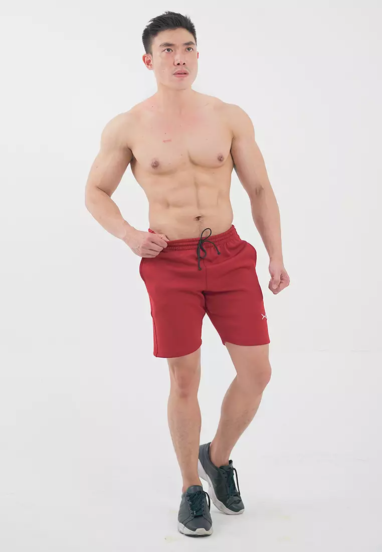 FLEXZONE Sports Short Pants Basic Marathon 2.0 Series Maroon