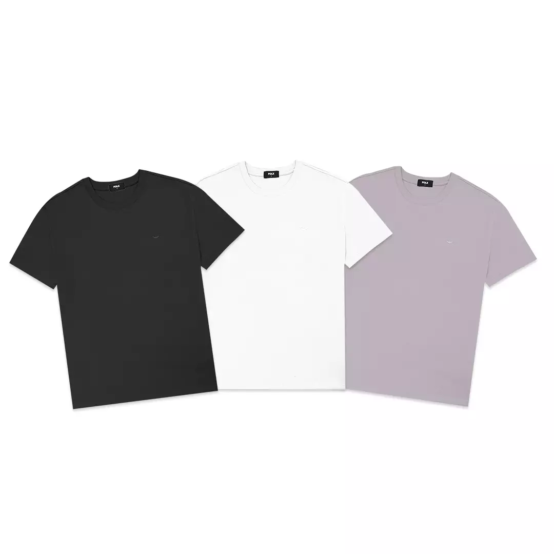 Tonal Embroidery Logo T-Shirt Grey