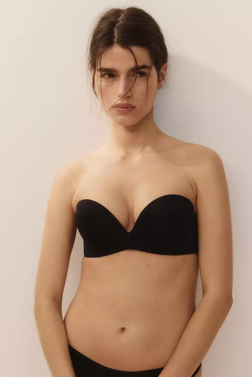 Microfibre super push-up balconette bra