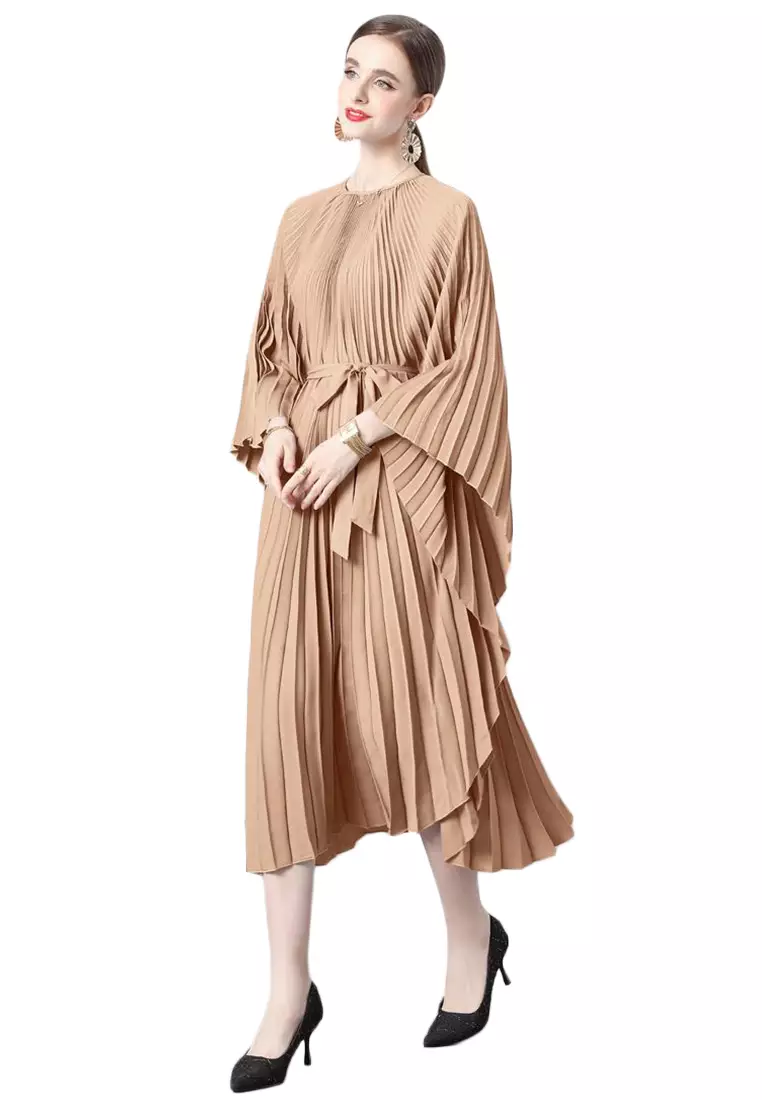 Elegant pleated deals dresses