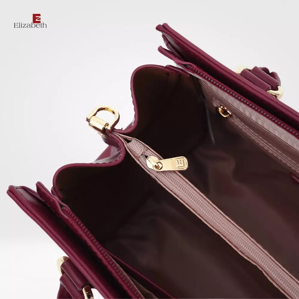 Tas Elizabeth Handbag 0798-2009 Maroon