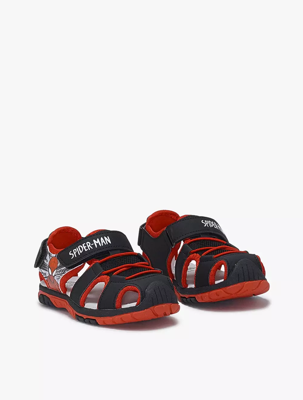 Payless Marvel Childrens Spiderman Sandals - Black_06