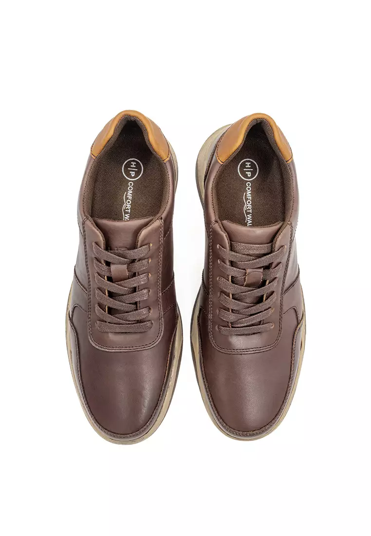 Hush Puppies Men's Shoes Walker Lace Up In Brown
