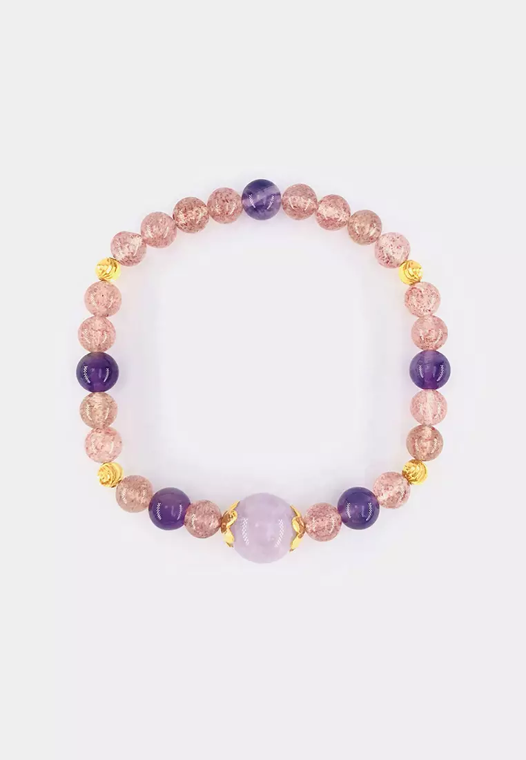 Purple sales gold bracelet