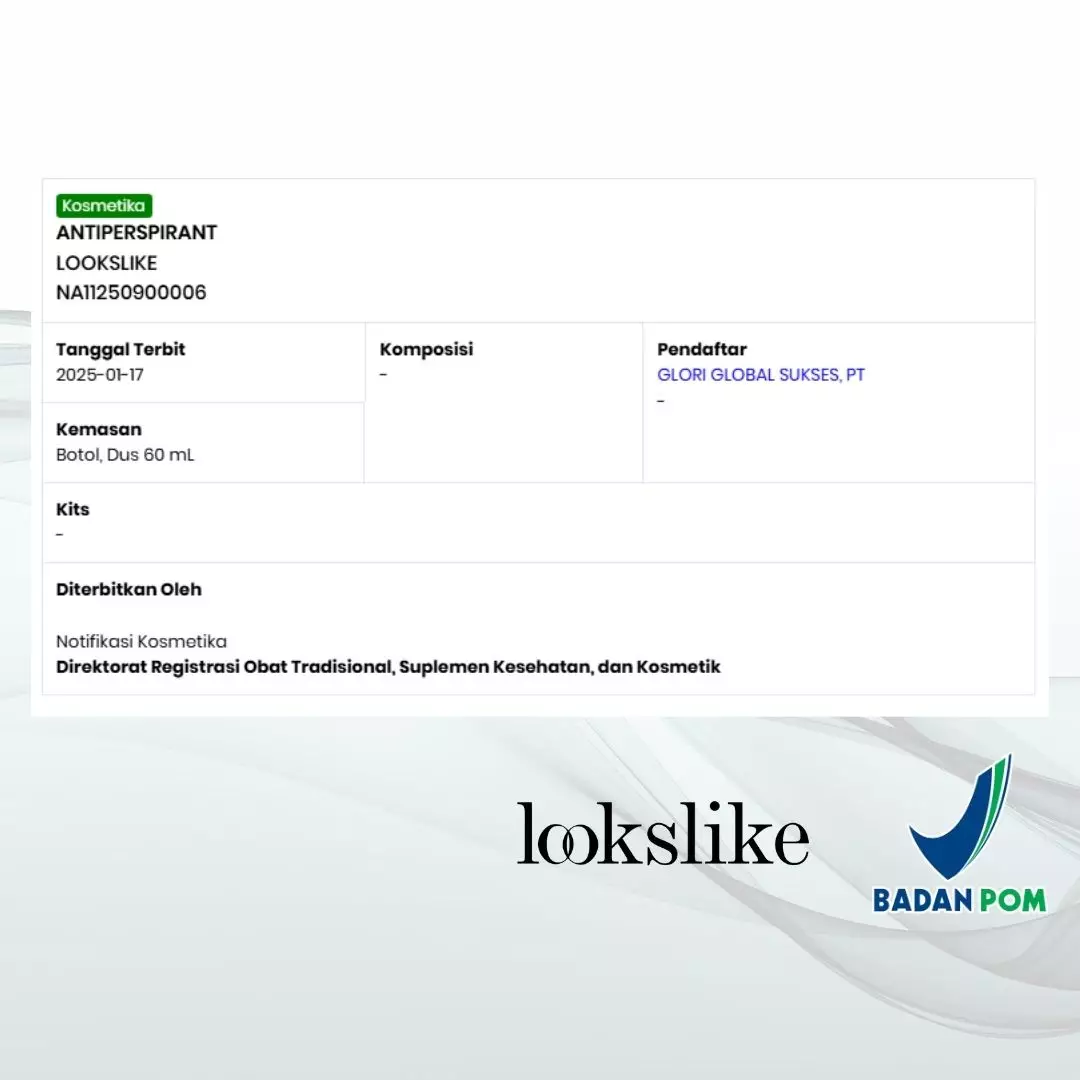 BPOM Lookslike AntiPerspirant Deodorant Spray Mengurangi Keringat dan Bau Badan 60ml Wakakids Venrz