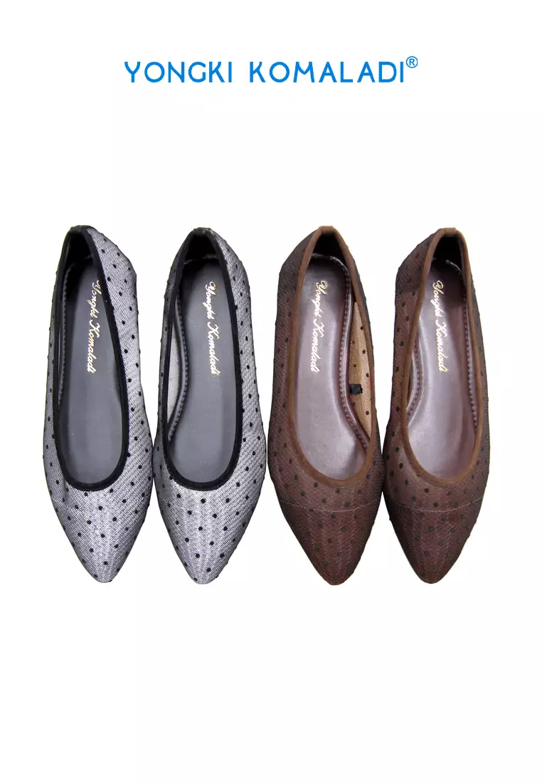 [ ORIGINAL ] YONGKI KOMALADI FLATSHOES OL-BY8663-24 HITAM