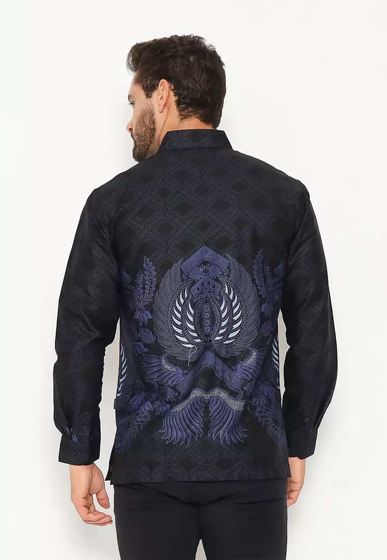 Hadinata Batik Pria Kemeja Panjang Furing Arjun Anika