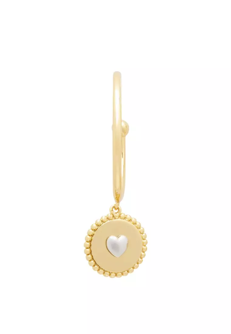 Heartful Hoops Gold Silver
