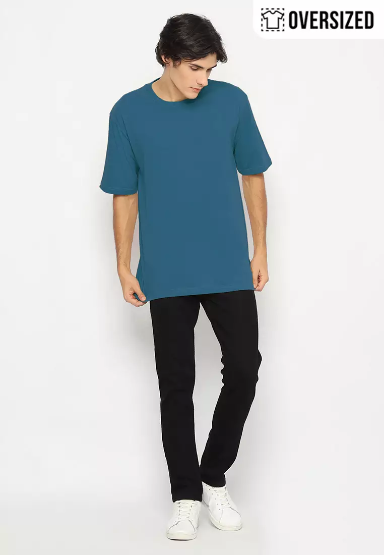 RBJ T-Shirt Cotton Combed Polos Oversized Pria 2079250001