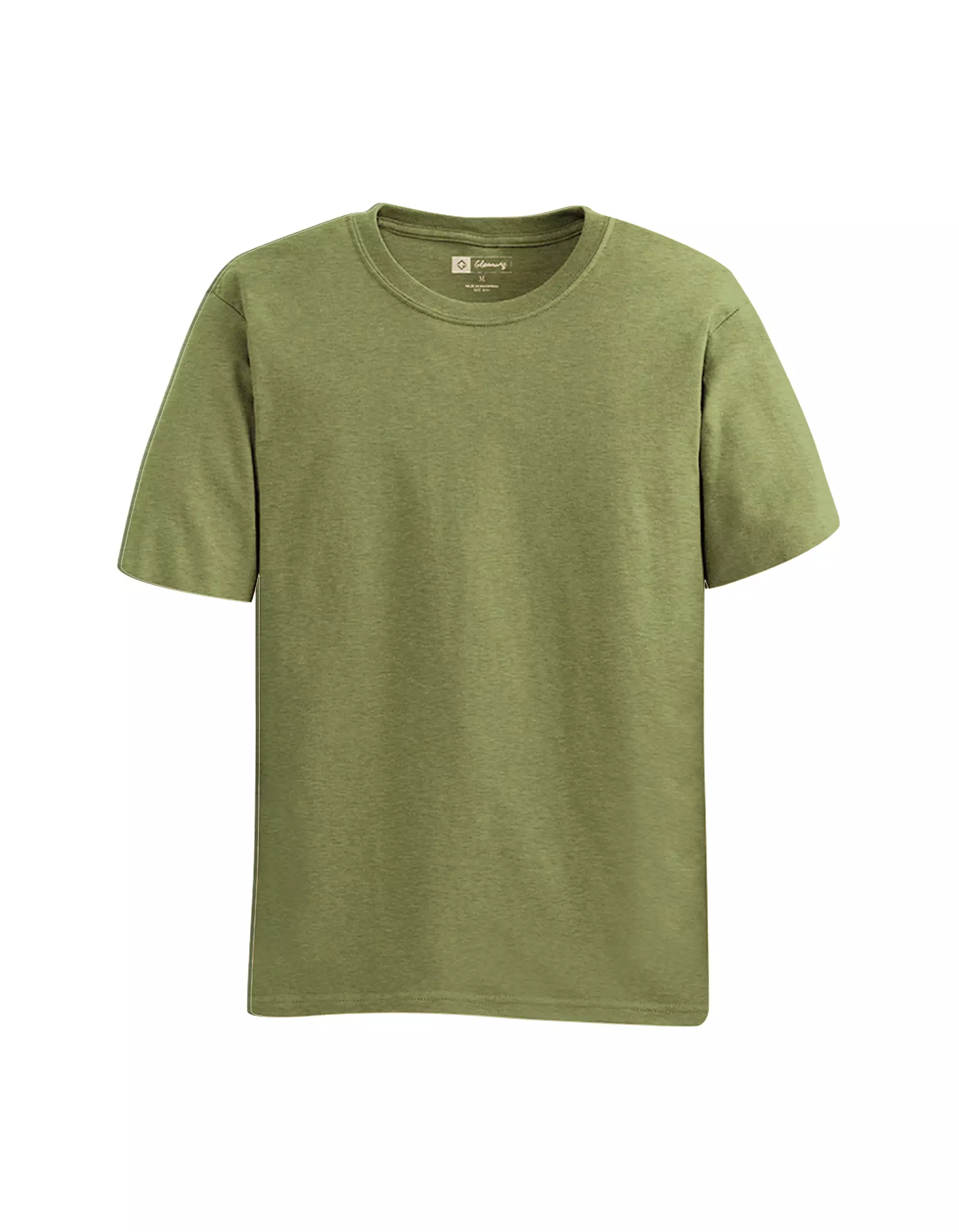 Kaos Polos Cotton Combed 24s BCI Super Soft Hijau Sage Unisex