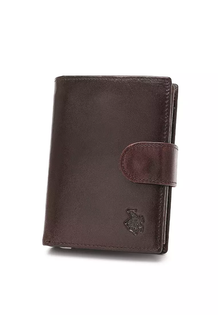 Genuine Leather RFID Wallet (Dompet Kulit Asli RFID Pria) - Cokelat