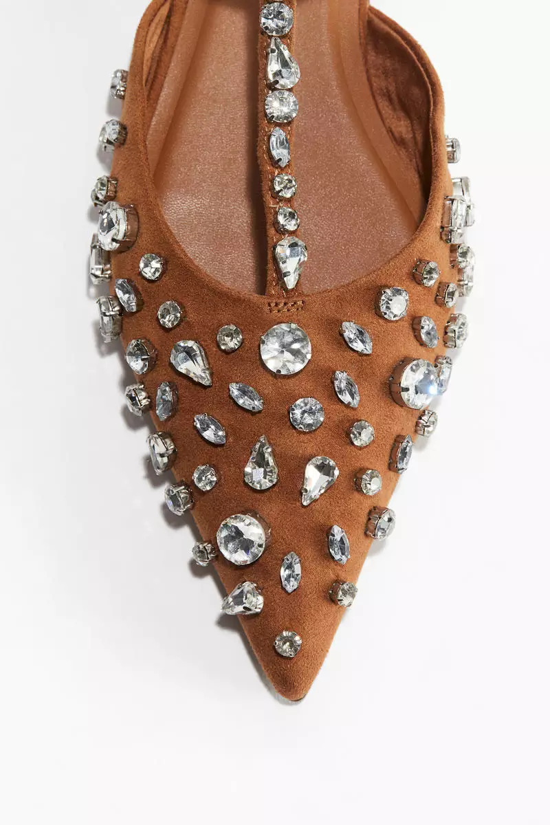 Discount on H&M  shoes - SKU: Rhinestone-embellished sandals