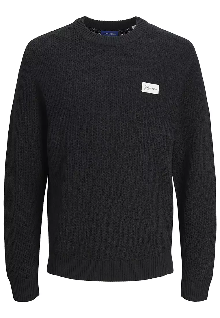 Portland Badge Knit Sweatshirt