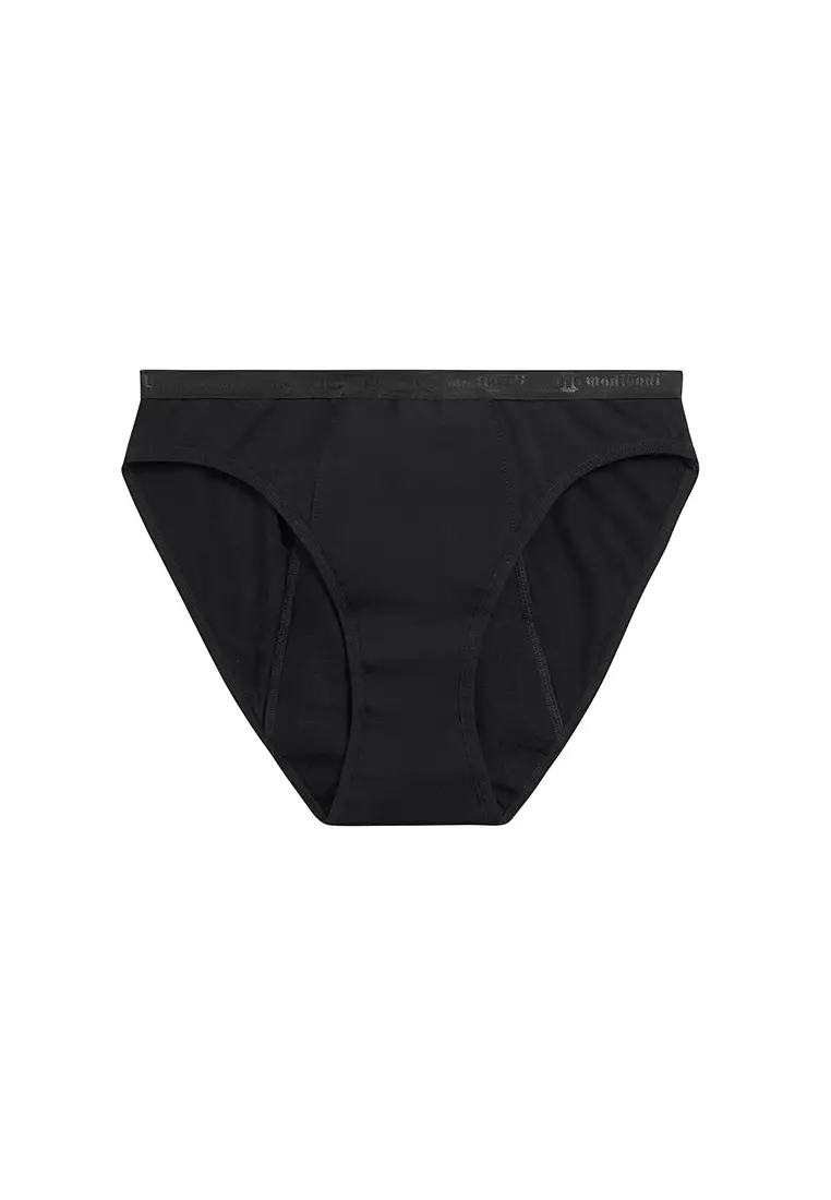 Modibodi Modibodi Period Underwear Classic Bikini Maxi-24hrs Black 06/2XS  2024, Buy Modibodi Online