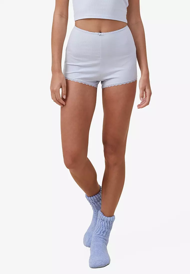 Shorts de cotton branco discount