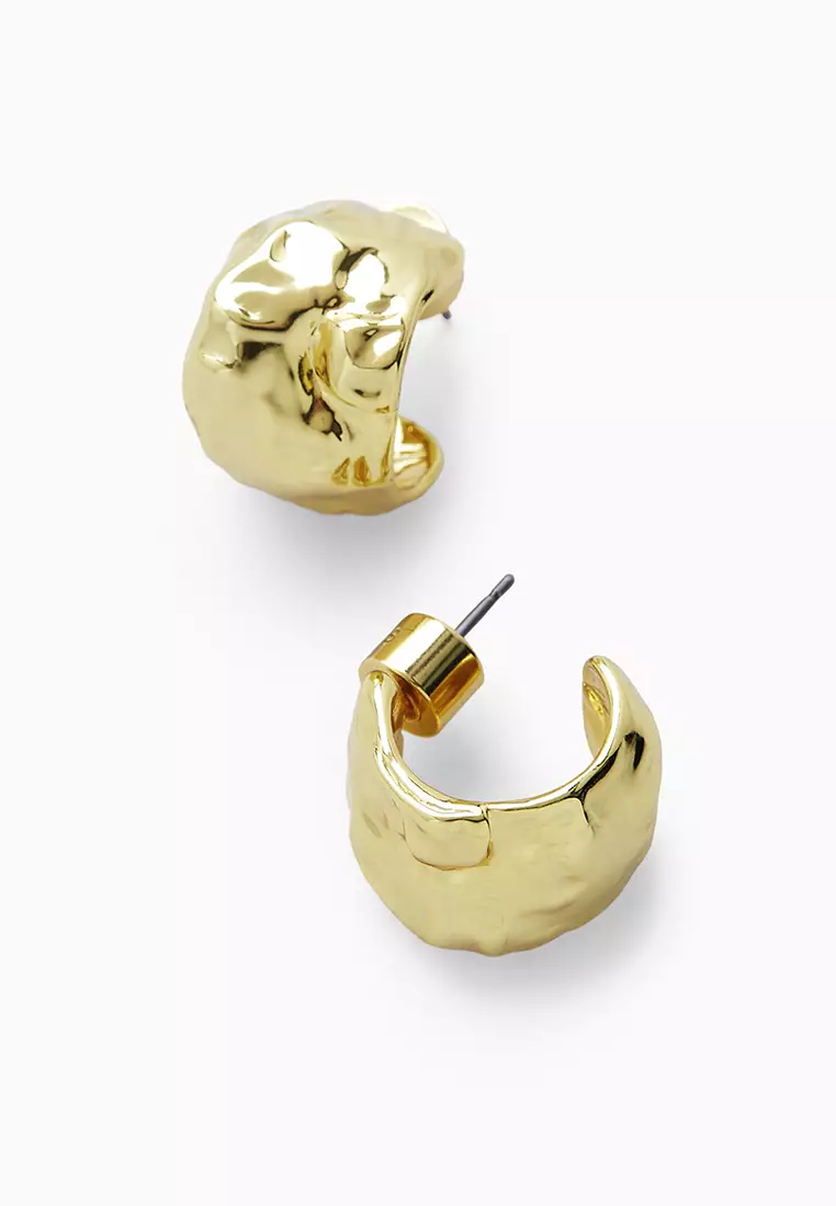 COS Hammered Hoop Earrings 2024 Buy COS Online ZALORA Hong Kong
