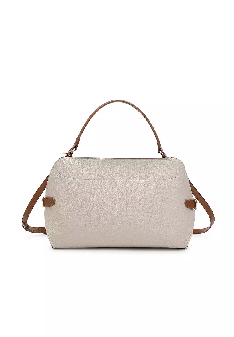 Women's Top Handle Bag / Sling Bag / Crossbody Bag / Shoulder Bag - Beige / Brown