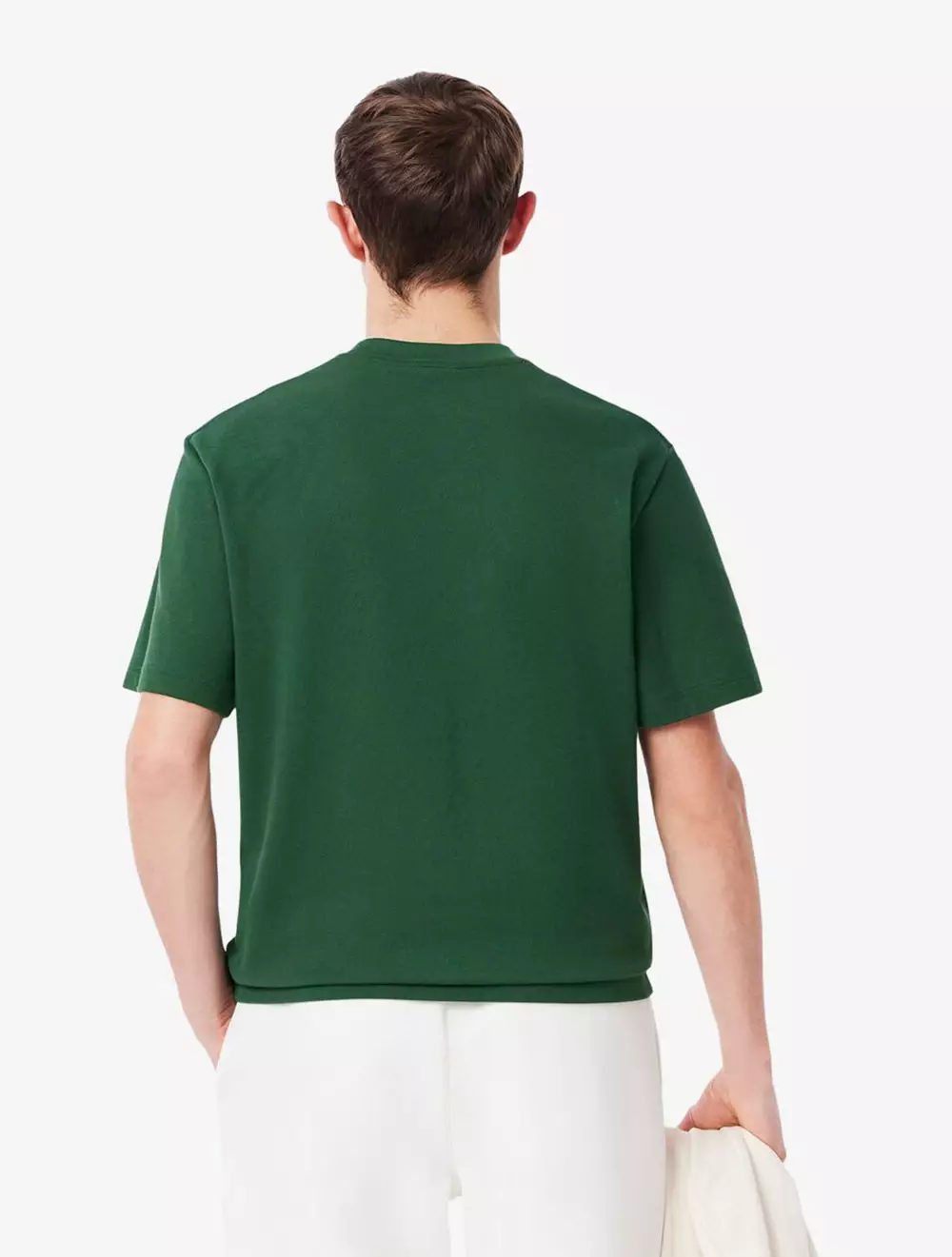 Embroidered Badge Piqué T-shirt - Green