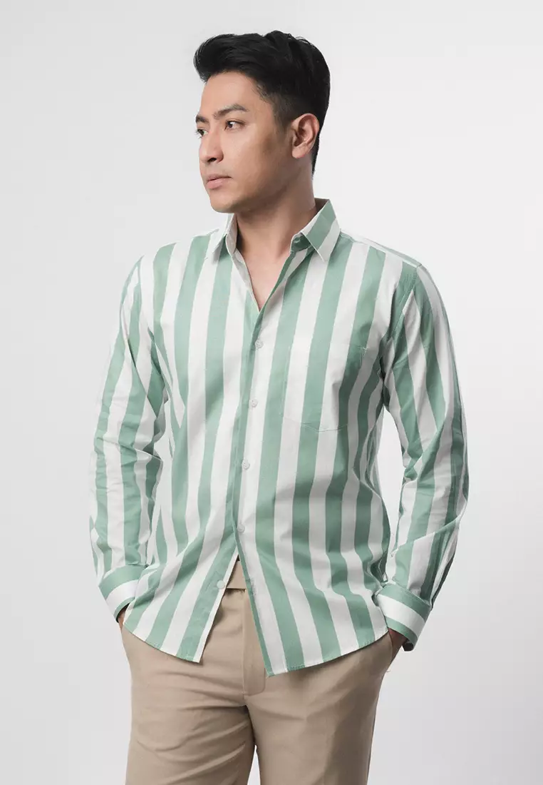 Garcia Shirt Turquoise LS