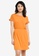 JACQUELINE DE YONG orange Karen Frosty Short Sleeve Dress 0BCD1AA4547E41GS_4