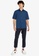 ZALORA BASICS blue Drawstring Short Sleeve Shirt F5E4CAA8BD1D7DGS_4