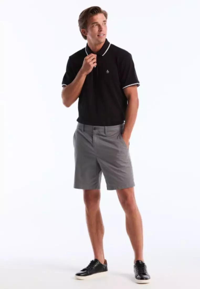 Cotton Interlock Tipped Polo