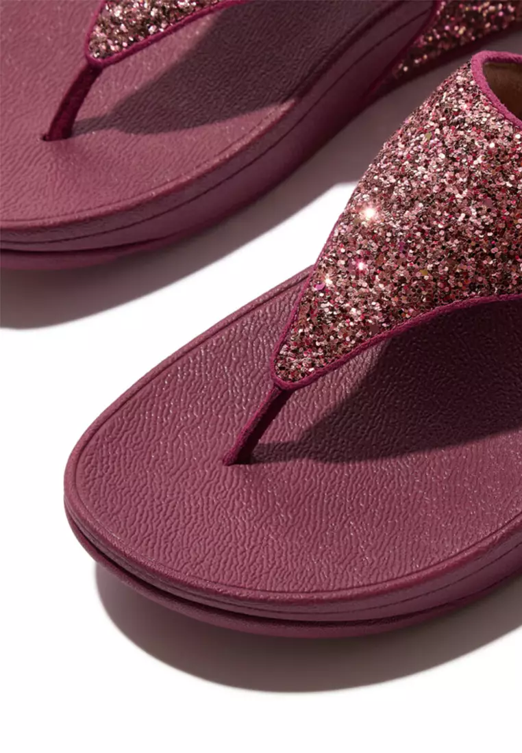 Lulu Multi-tonal Glitter Toe-post Sandals