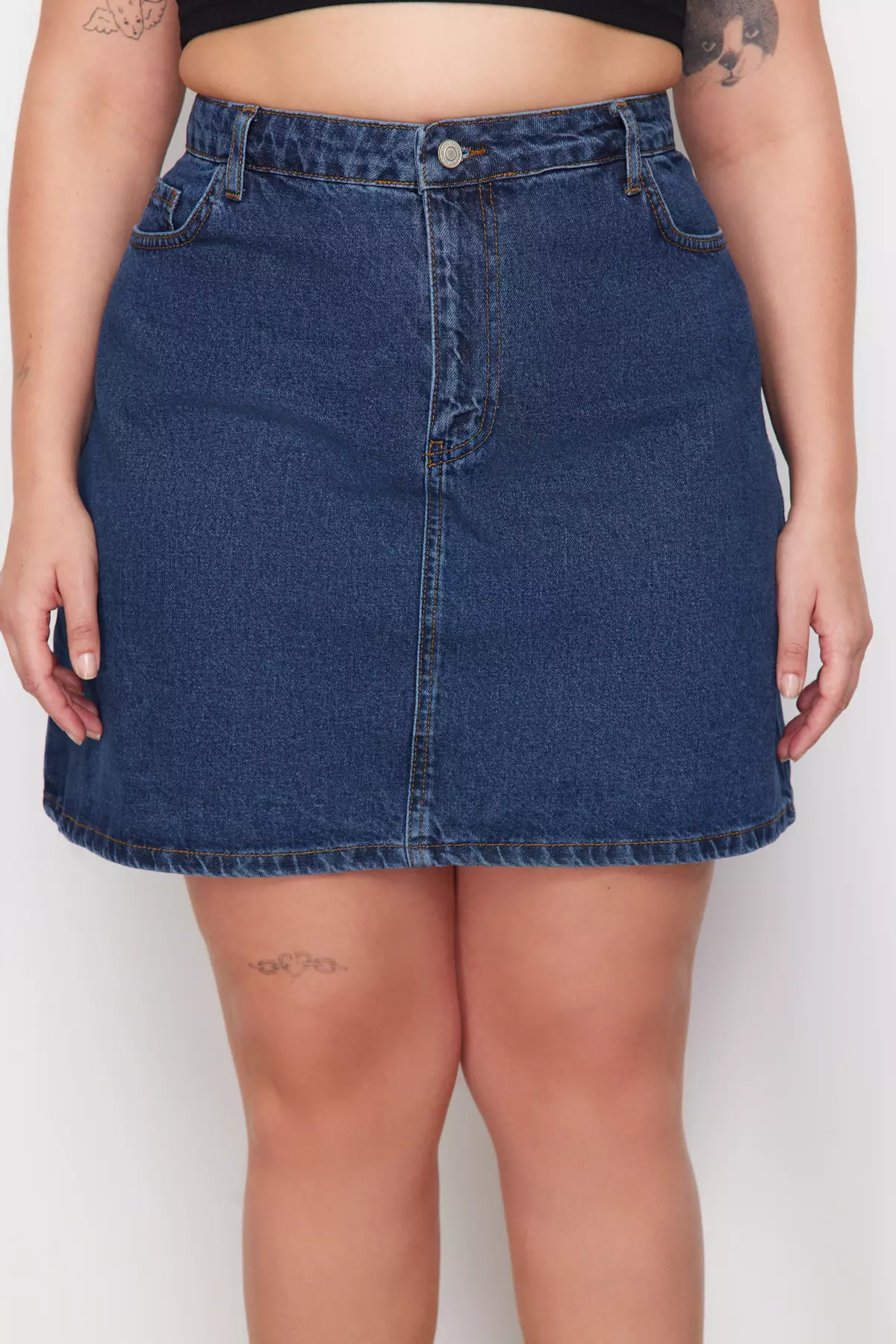 Denim Short Skirt