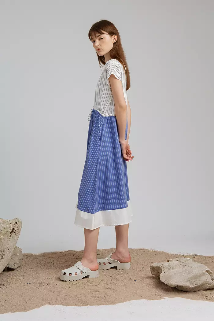 COTTONINK - Dress Wanita Blue Bayda #SummerCollection