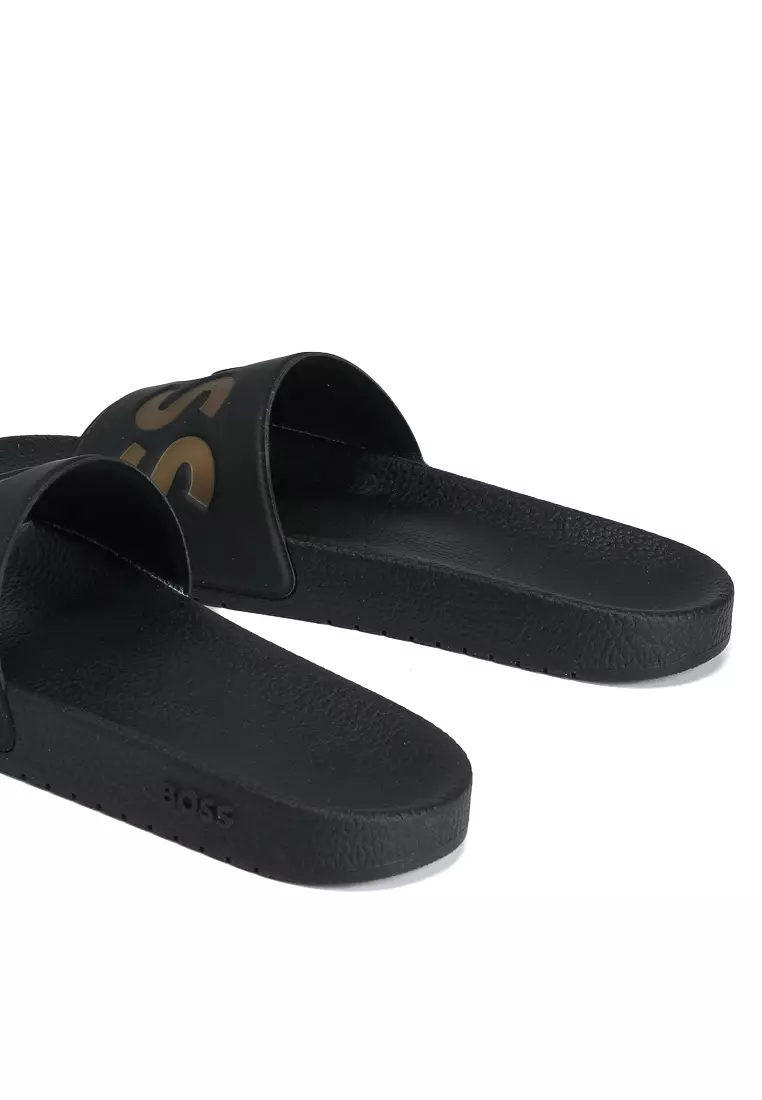 Logo Slide Sandals - BOSS Business