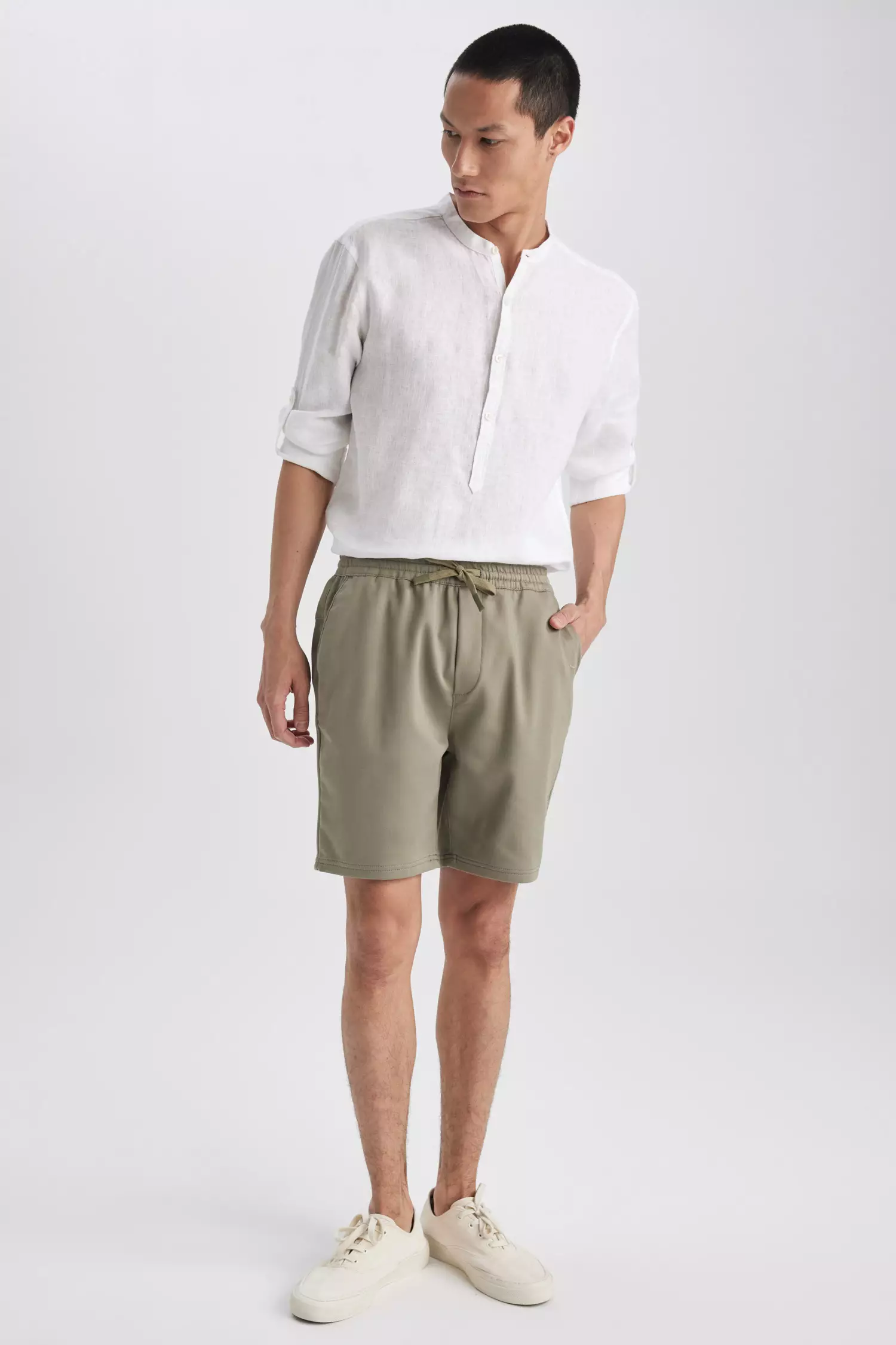 White cotton clearance shorts mens