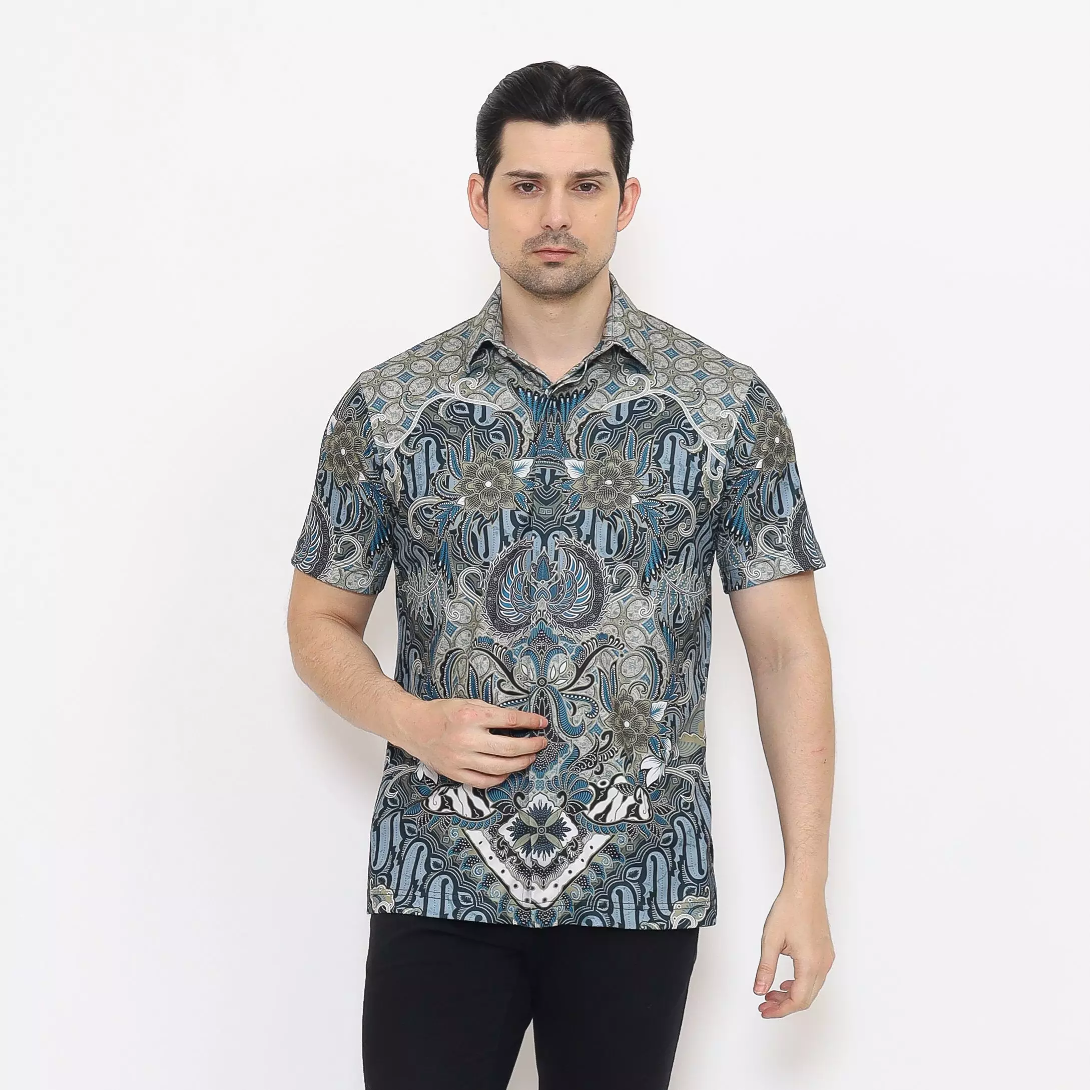 MAGINOT ANDY Batik Pria Active Wear Quick Dry Lengan Pendek