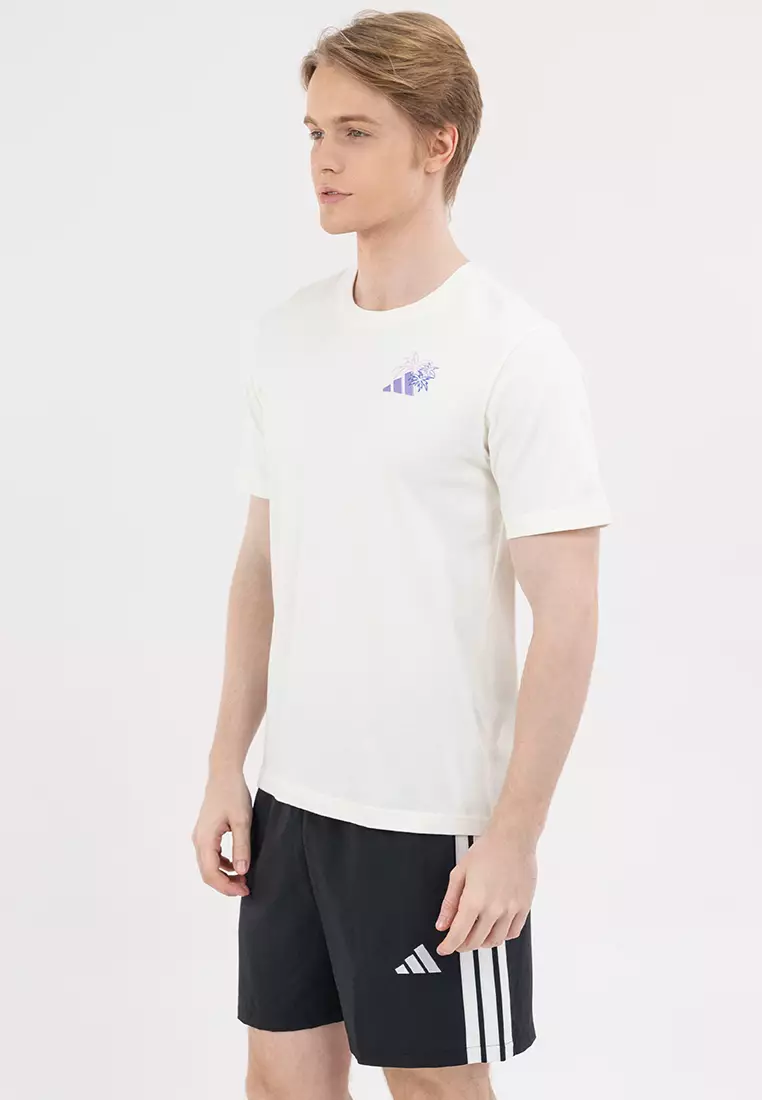 Lounge Pastel Embroidery Graphic T-Shirt