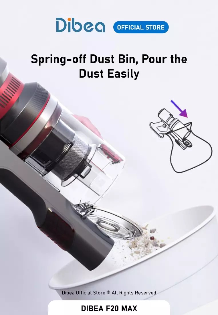 Buy Dibea Flagship Dibea F20 Max Cordless Vacuum Cleaner Local Set