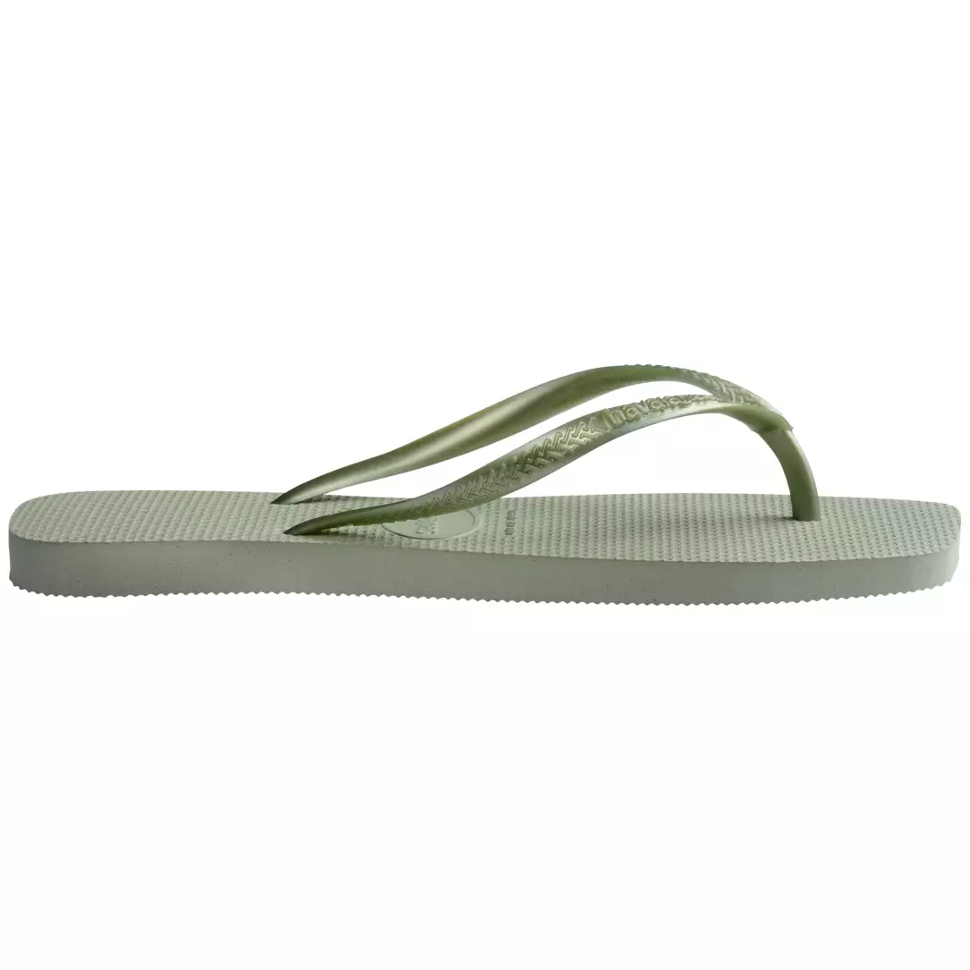 Havaianas 1156 Slim Square - Smoke Green - Sandal Wanita