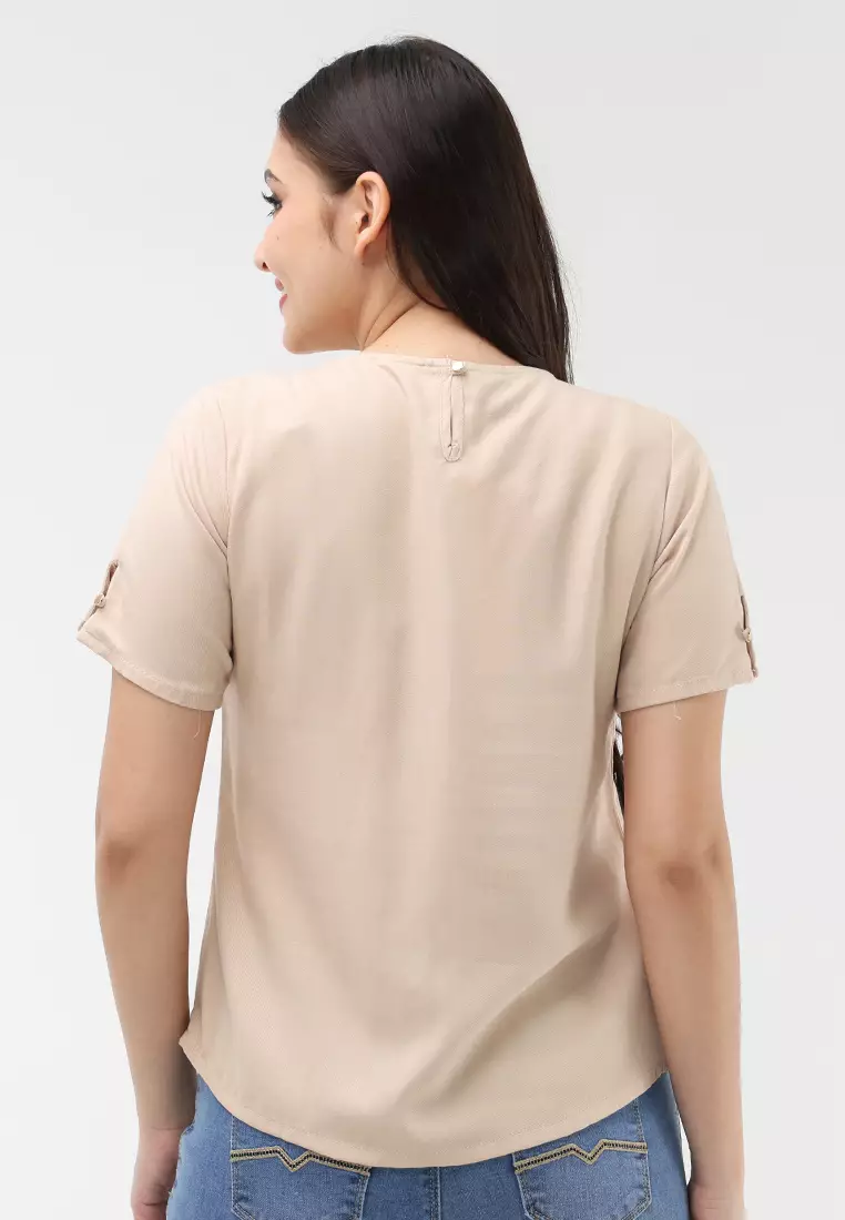 Boldtwill Rayon Short Sleeves Blouse