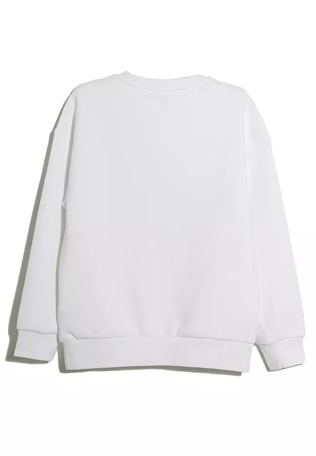 White clearance sweat shirts