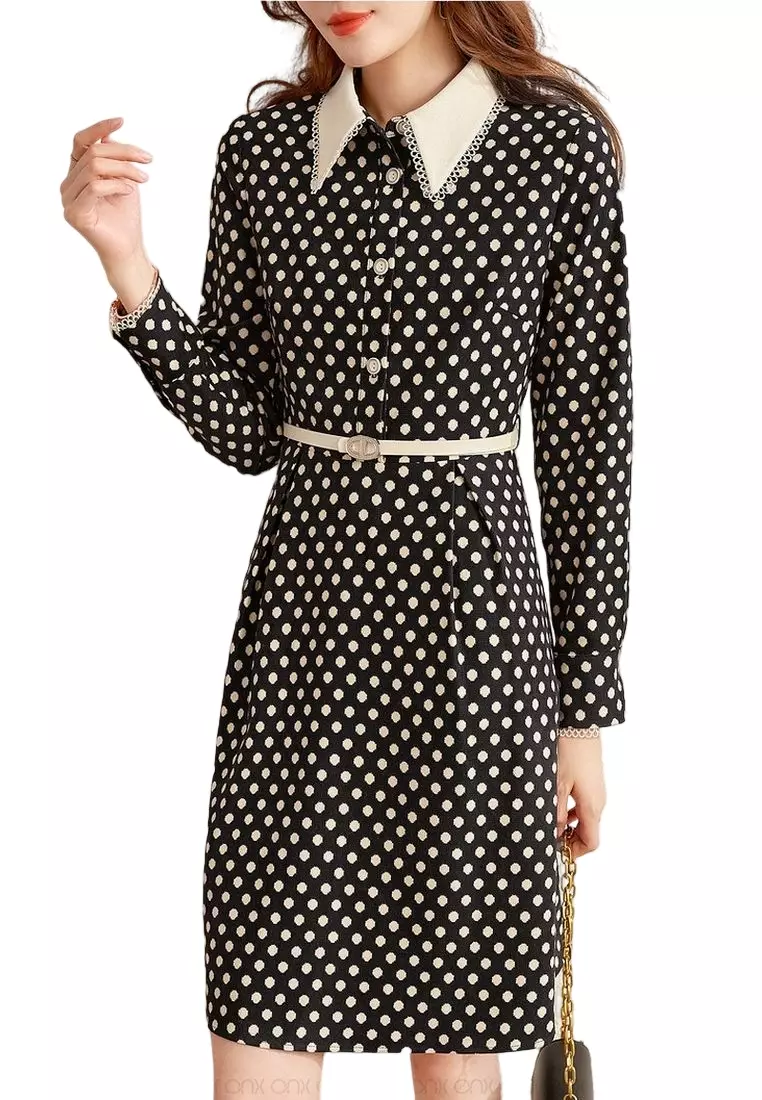 Zalora polka dot dress outlet