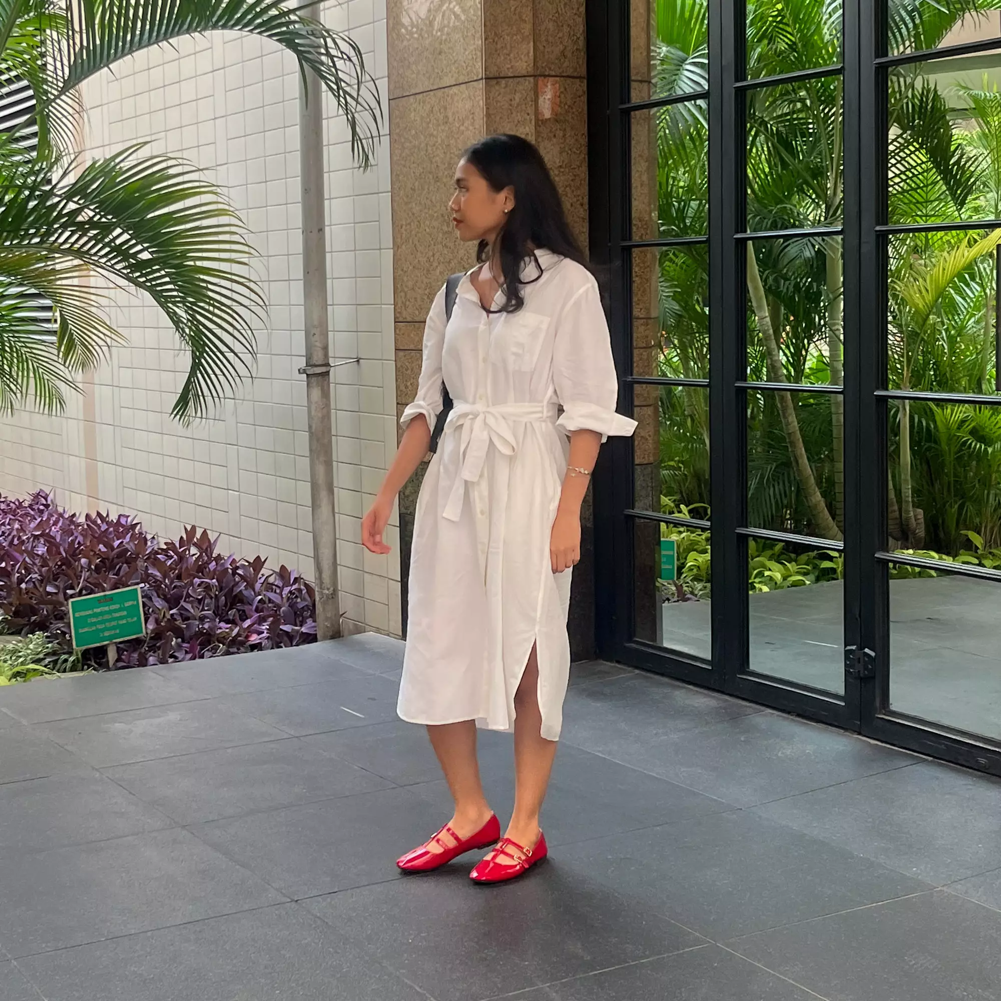 Blow Gio Mary Jane T Strap Flats Shoes Wanita BLWF 0017