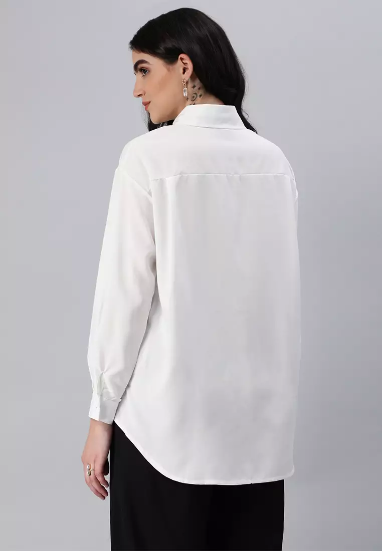 Buy London Rag White Long Sleeve Shirt Online