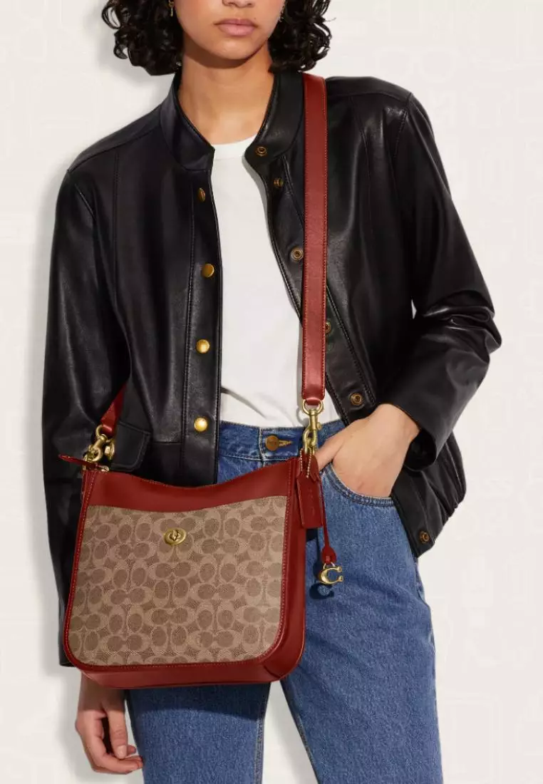 Coach chaise crossbody in signature canvas new arrivals